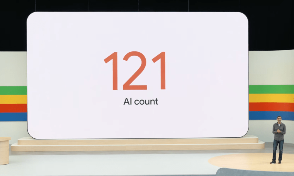 Google đã đề cập đến 'AI' hơn 120 lần trong bài phát biểu I/O của mình